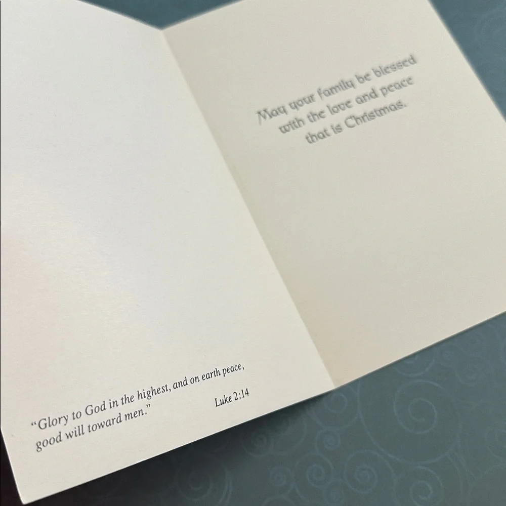 8 Christmas Greeting Cards (no envelopes included)
